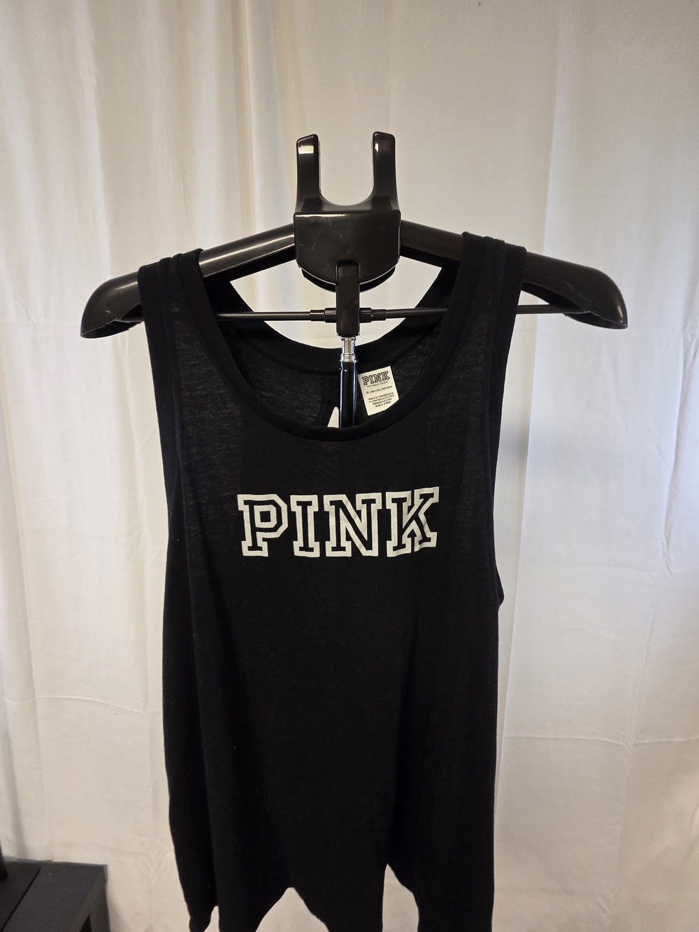 PINK by Victoria's Secret Black Logo Tank Top